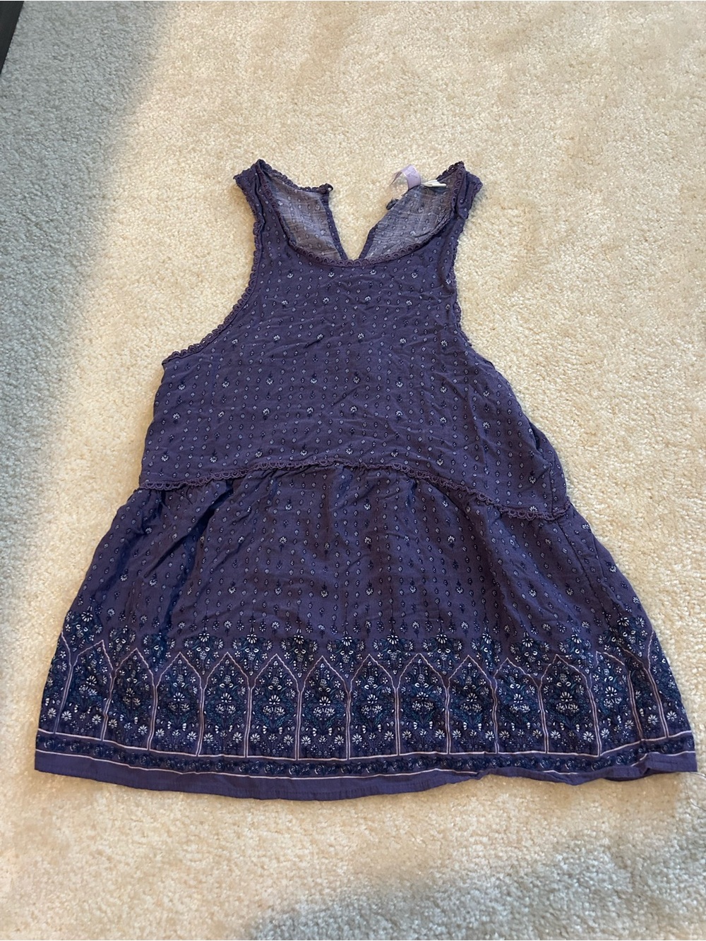 Purple Boho Tank